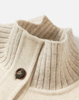 EP YAYING Silk-Wool-Cashmere Tweed Coat