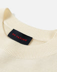 EP YAYING Blue Label Quiet Luxury Jacquard Wool Knit Top