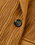 EP YAYING Pleated Textured Blazer EGKAA1108AT