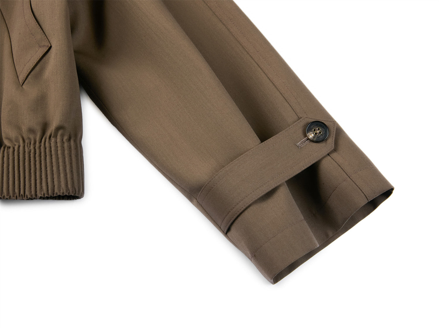 YAYING Pure Wool Short Trench Coat EPKAW7101AK