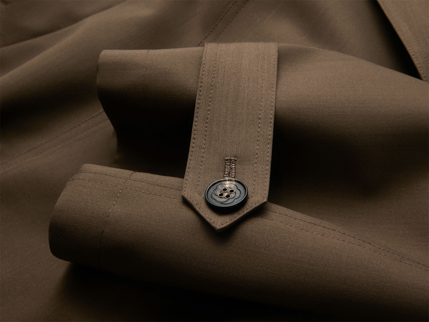 YAYING Pure Wool Short Trench Coat EPKAW7101AK