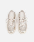 EP YAYING Song Brocade White Sneakers