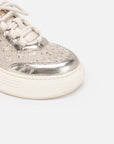 EP YAYING Song Brocade White Sneakers