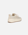 EP YAYING Thick-Sole Flyknit White Sneakers