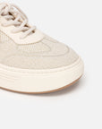 EP YAYING Thick-Sole Flyknit White Sneakers