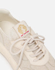 EP YAYING Thick-Sole Flyknit White Sneakers
