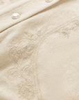 YAYING Peony Embroidered Cashmere Sweater Coat