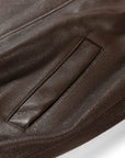 YAYING Ageless Aviator Leather Jacket
