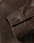 YAYING Ageless Aviator Leather Jacket