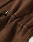 YAYING Silk-Wool-Cashmere Mandarin-Collar Short Tweed Jacket
