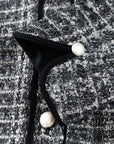 YAYING Embroidered Box-Cut Short Jacket