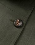 YAYING Funnel-Neck Short Wool Trench Coat
