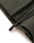 YAYING Funnel-Neck Short Wool Trench Coat