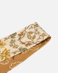 EP YAYING Silk Scarf with Oriental-Inspired Print EAKASZP02BG