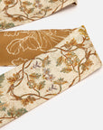 EP YAYING Silk Scarf with Oriental-Inspired Print EAKASZP02BG