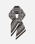 EP YAYING Silk Scarf with Oriental-Inspired Print EAKASZP01CH