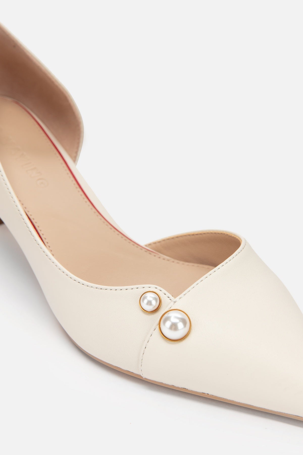 EP YAYING Elegance Pearl Hollow High Heels