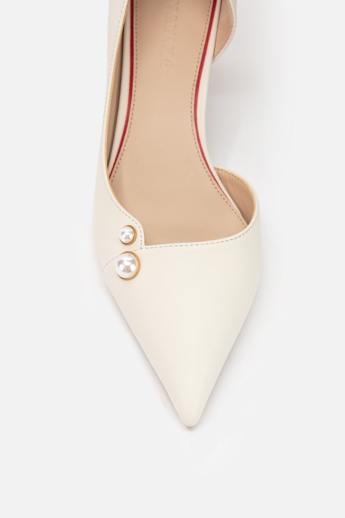 EP YAYING Elegance Pearl Hollow High Heels