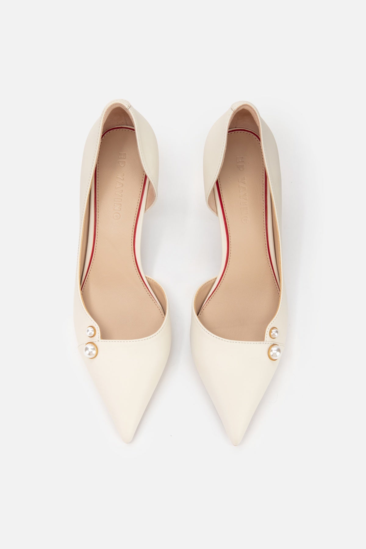 EP YAYING Elegance Pearl Hollow High Heels