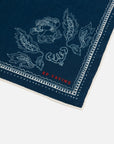 EP YAYING Silk-Wool-Cashmere Chinese Peony Print Scarf