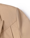 YAYING Wool-Silk Blend Cinched Waist Coat