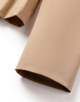 YAYING Wool-Silk Blend Cinched Waist Coat