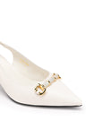 YAYING Bamboo Joint Hollow Heel Shoes