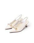 YAYING Bamboo Joint Hollow Heel Shoes
