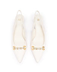 YAYING Bamboo Joint Hollow Heel Shoes