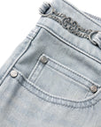 YAYING Light Wash Slim Jeans