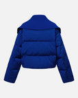 EP YAYING Velvet-Texture Pleated Down Jacket EGKIAY129AB
