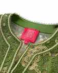 YAYING Green Floral Pattern Jacket