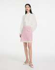 EP YAYING Silk White Shirt