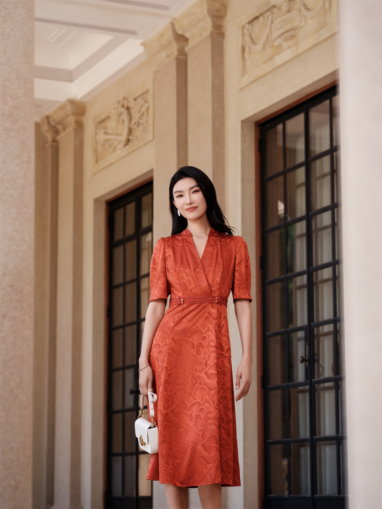 YAYING Mulberry Silk Red Dress