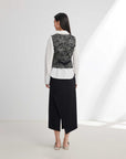 EP YAYING Chinese-Style Embroidered Short Vest