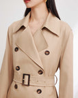 EP YAYING Mid-length Trench Coat EGJPS7301AE