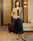 YAYING Pleated Midi Skirt