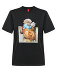 YAYING Silk Floral Print T-shirt