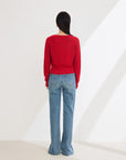 EP YAYING Splicing Slim Jeans