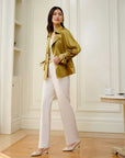 YAYING Triacetate Straight Pants