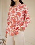 YAYING Printed Silk Shirt