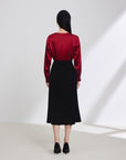 EP YAYING Velvet Mermaid Skirt
