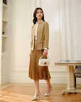 YAYING Mulberry Silk Sophisticated Jacket