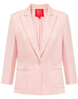 YAYING Silk Floral Jacquard Suit Jacket