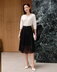 YAYING Jacquard Gradient Skirt