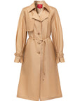YAYING Mulberry Long Trench Coat EPJPS7303AE