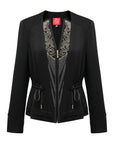 YAYING Rhinestone Embellished Suit Jacket