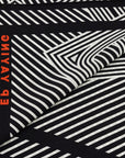 EP YAYING Silk Letter Print Scarf
