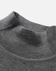 EP YAYING Pure Wool Solid Color Knit Sweater