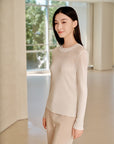YAYING Crew Neck wool Knit Sweater